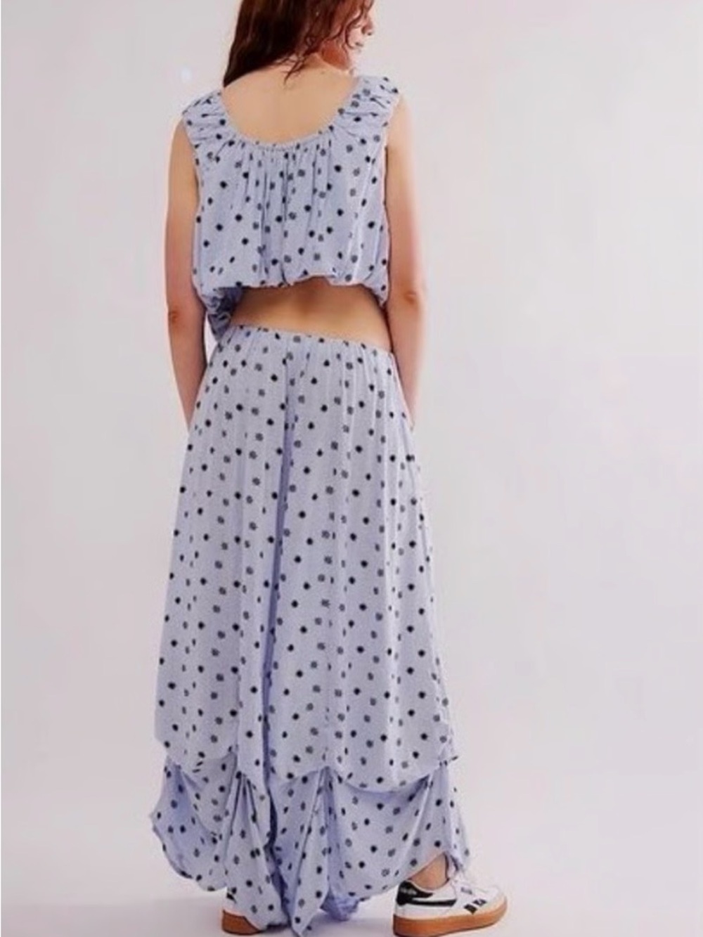 Free People This Love Cotton Light Blue Star Print - Picture 3 of 8